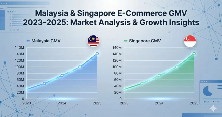 Malaysia & Singapore E-Commerce GMV 2023-2025