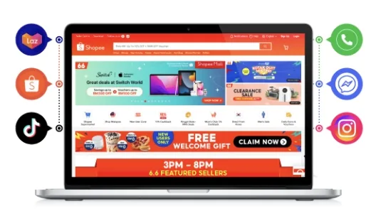 High res shopee mockup