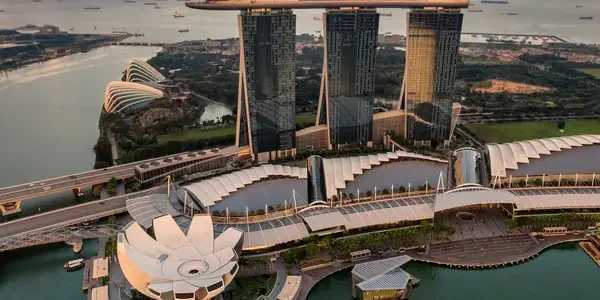 Singapore city skyline